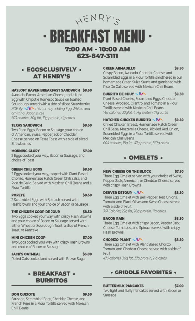 Henry&rsquo;s Breakfast | Glencroft Living